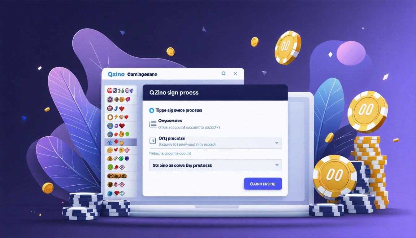 Qzino sign up steps and account setup explained
